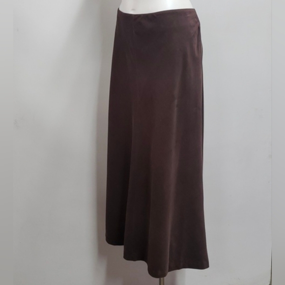 Charter Club Lightweight Corduroy Maxi Bias Skirt Women's 14 Gypsy Forest Fairy - Picture 2 of 10